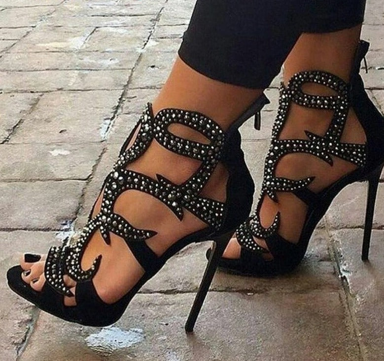 Bling Rhinestone Luxury Design Sandals