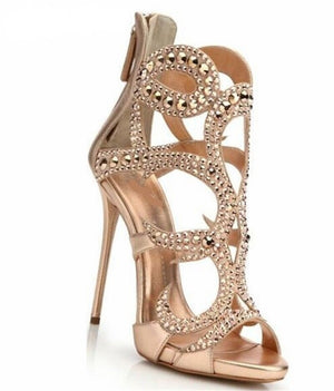 Bling Rhinestone Luxury Design Sandals