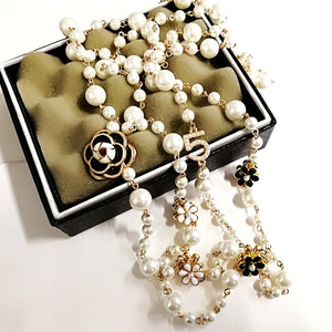 Double Layer Pearl Necklace