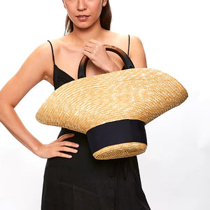 Bohemian Straw Large Bag