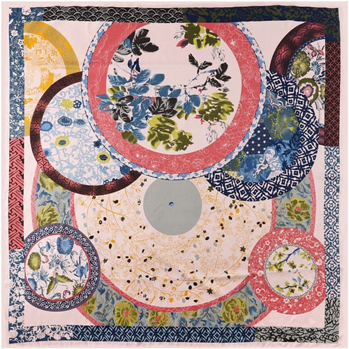 90cm*90cm Silk Square Scarf