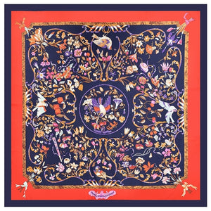 90cm*90cm Silk Square Scarf