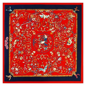90cm*90cm Silk Square Scarf