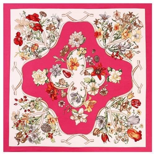 90cm*90cm Silk Square Scarf