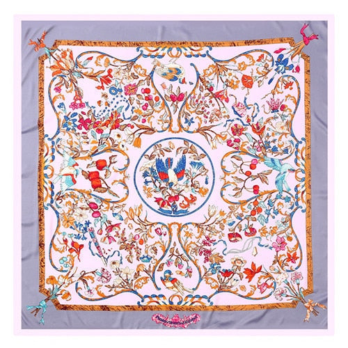 90cm*90cm Silk Square Scarf