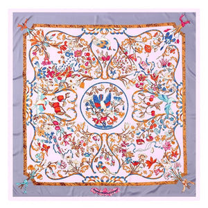90cm*90cm Silk Square Scarf
