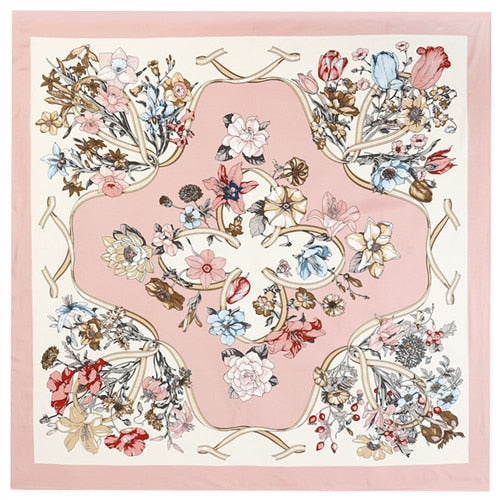 90cm*90cm Silk Square Scarf