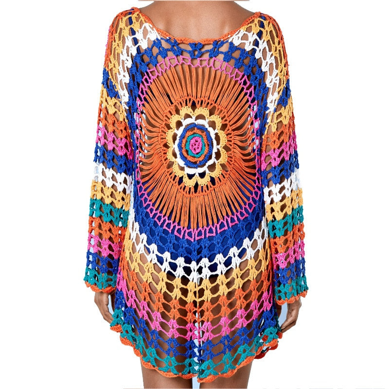 Rainbow Beach Shawl