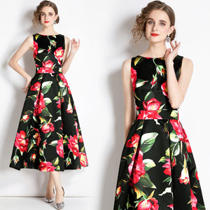 Designer High Quality Leopard Print Dresses