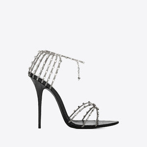 Luxury Rhinestones Chains Designer Sandals