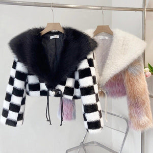 French Chic Faux Fur Jacket