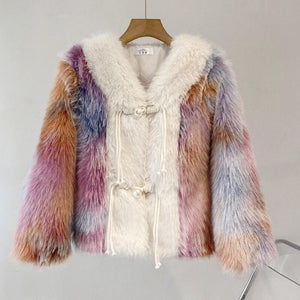 French Chic Faux Fur Jacket