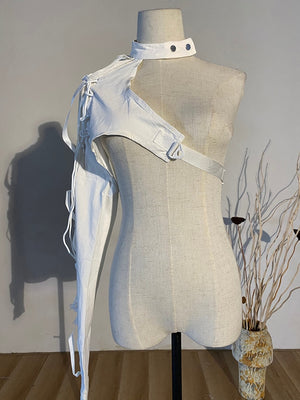 Lapel One-sided Shirt