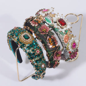 Craft Rhinestones Baroque Wide Headbands