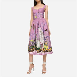 Year of the Rabbit Limited Sling High-Quality Dress