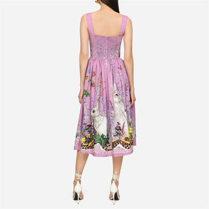Year of the Rabbit Limited Sling High-Quality Dress