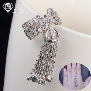 Brand Luxury Tassel Bracelet With Cubic Zirconia Stone