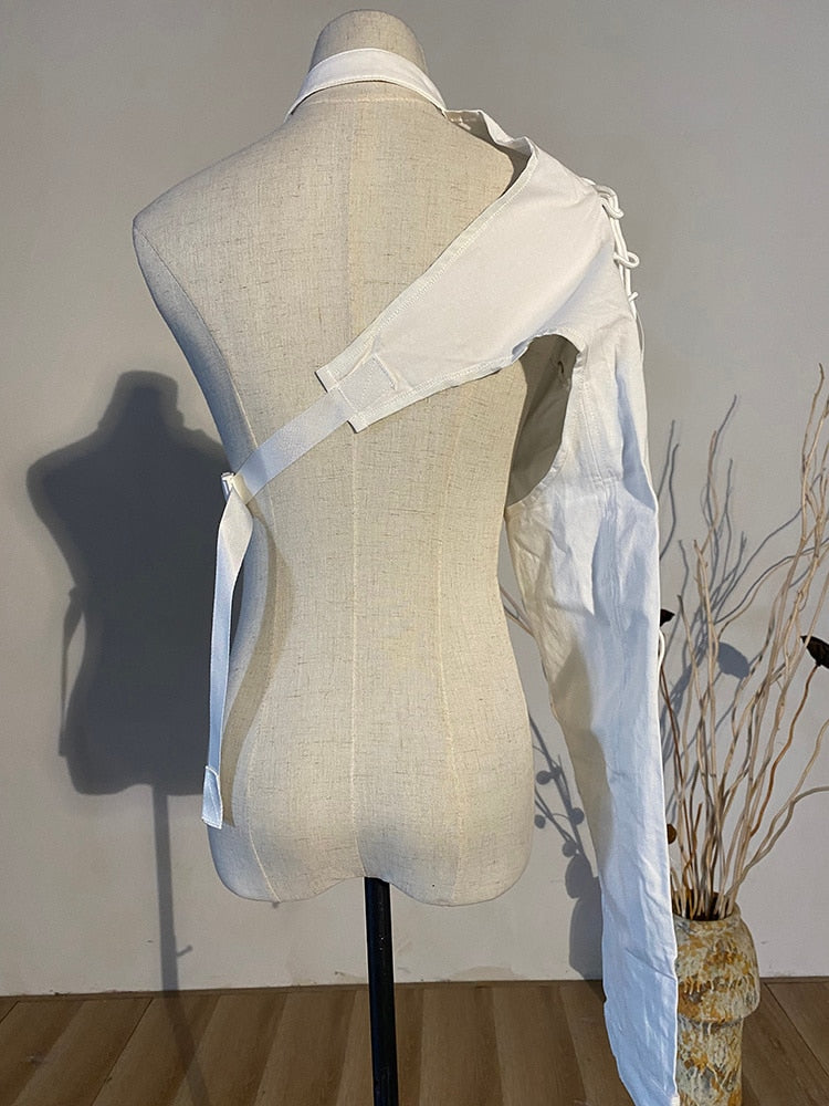 Lapel One-sided Shirt