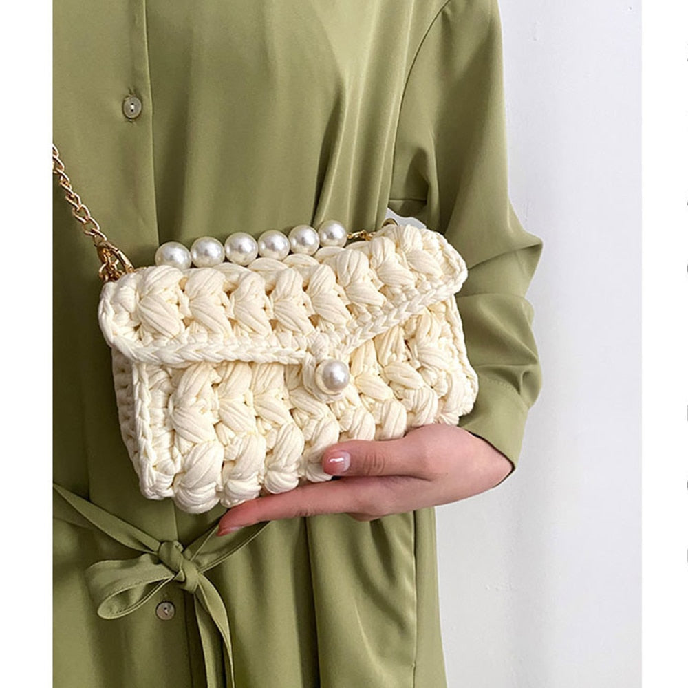 Handmade Rope Crochet Shoulder Bag