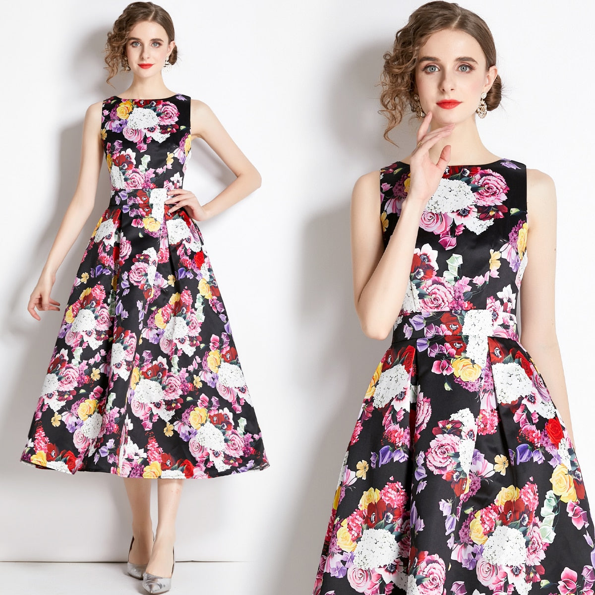Designer High Quality Leopard Print Dresses