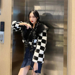 French Chic Faux Fur Jacket