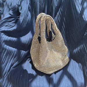 Handle Rhinestones Designer Crystal Clutch Bag