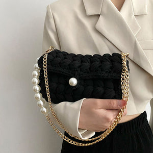 Handmade Rope Crochet Shoulder Bag