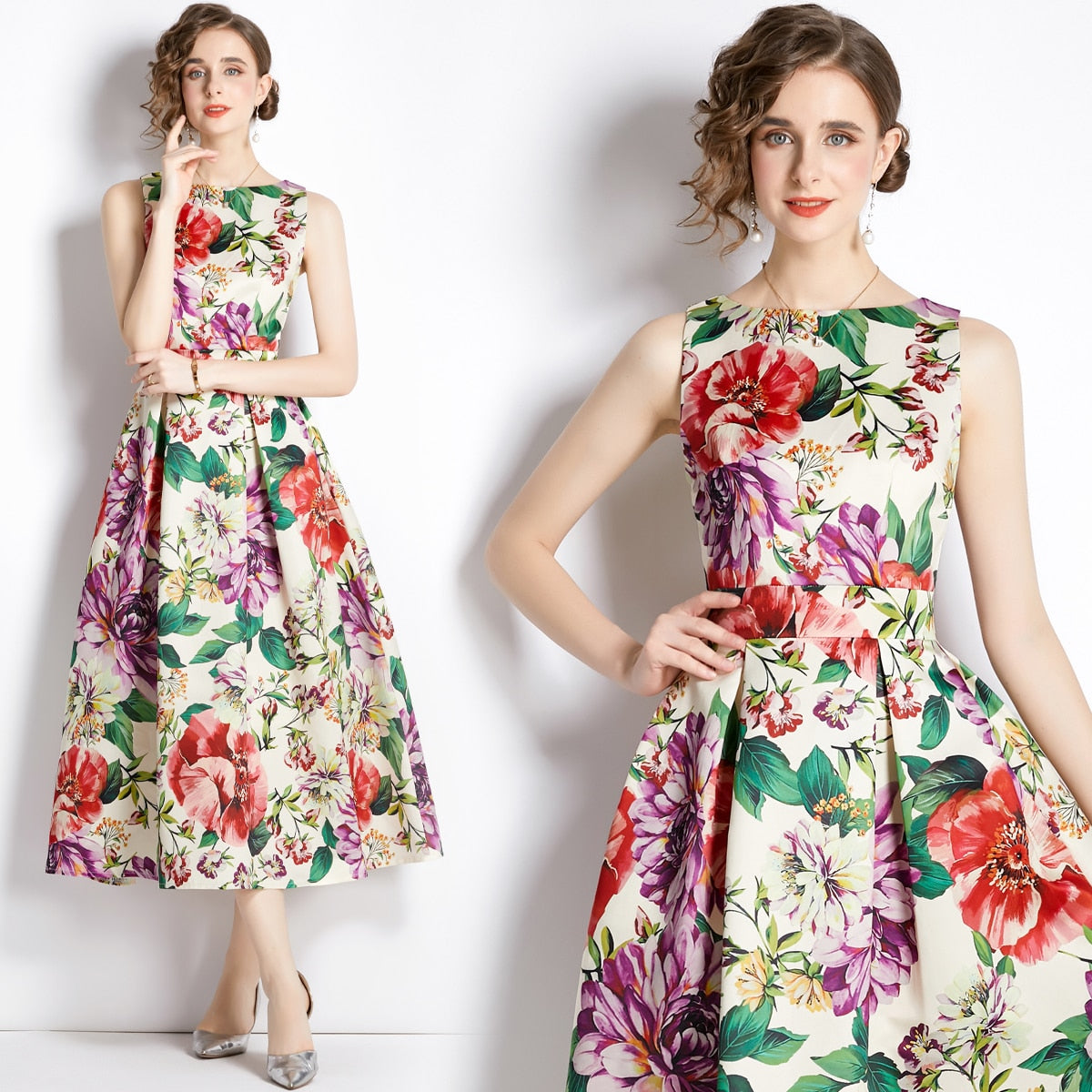 Designer High Quality Leopard Print Dresses