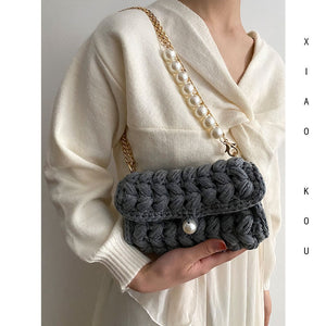 Handmade Rope Crochet Shoulder Bag