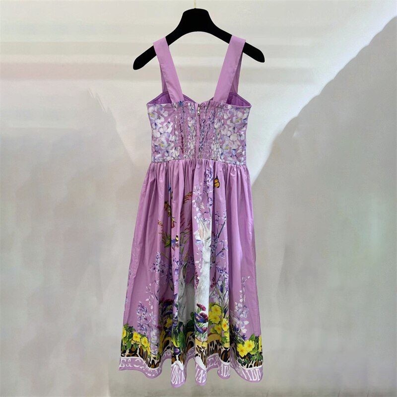 Year of the Rabbit Limited Sling High-Quality Dress