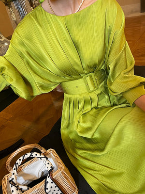 Elegant Solid Dress