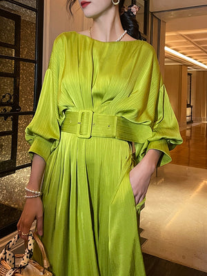 Elegant Solid Dress