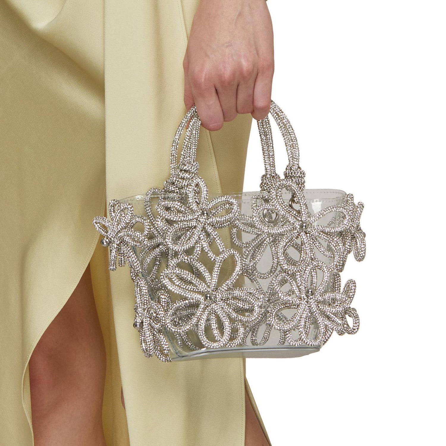 Flower Rhinestone Evening Bags