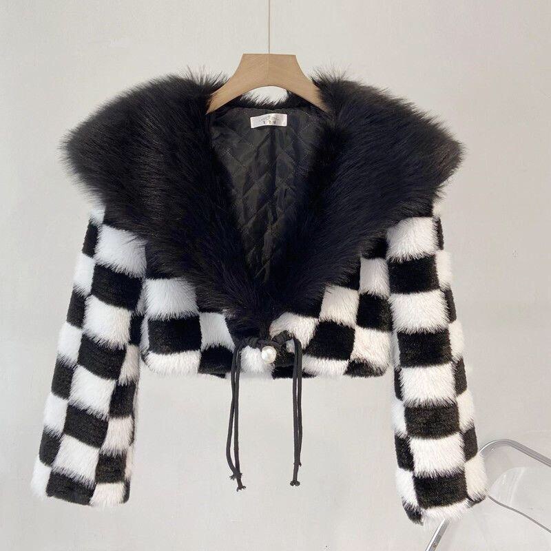 French Chic Faux Fur Jacket