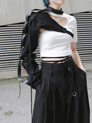Lapel One-sided Shirt