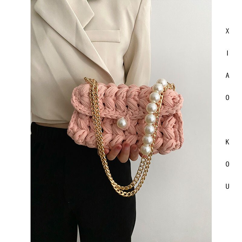 Handmade Rope Crochet Shoulder Bag