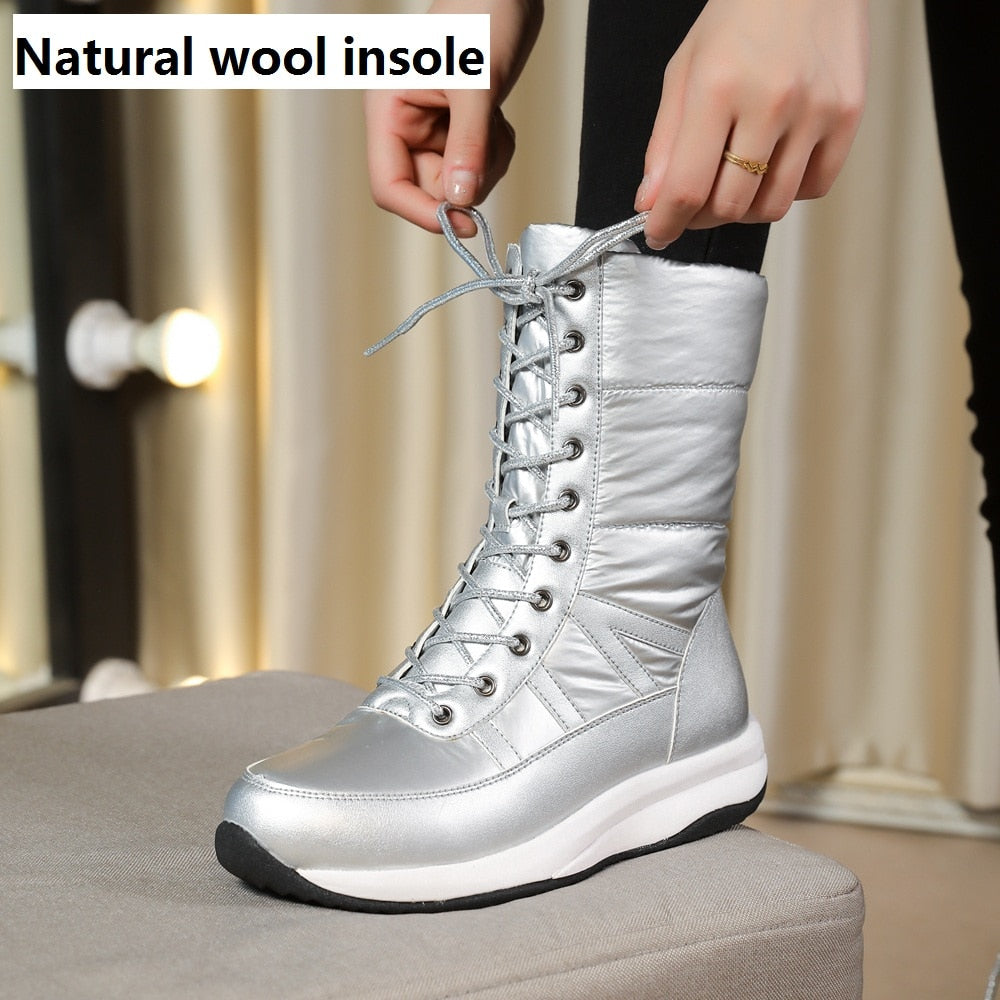 Winter Ankle Boots Waterproof Non Slip