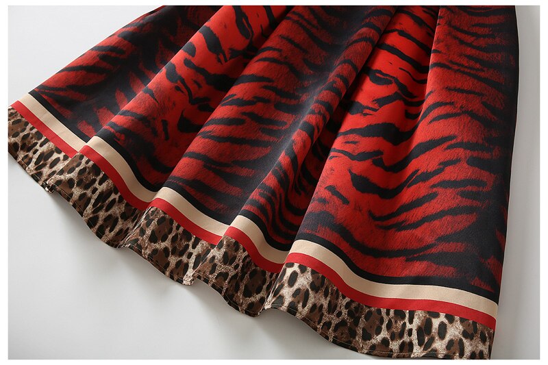 Designer High Quality Leopard Print Dresses