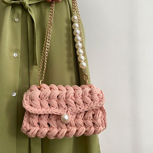 Handmade Rope Crochet Shoulder Bag