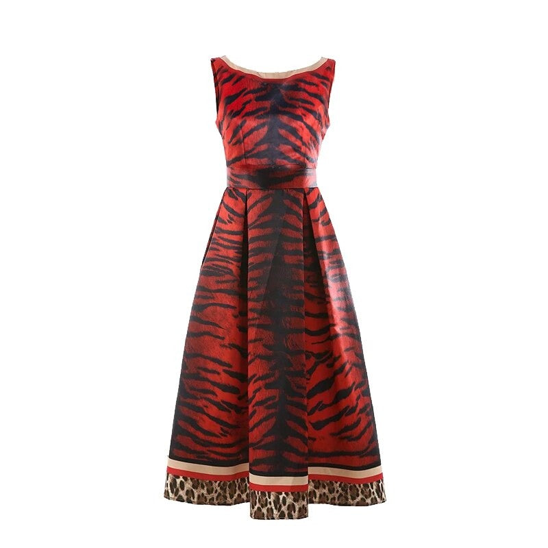 Designer High Quality Leopard Print Dresses