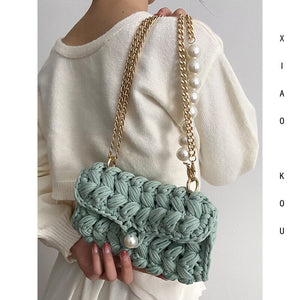 Handmade Rope Crochet Shoulder Bag