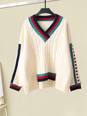 Elegant Sweaters Pants Wide Leg Pants Suit
