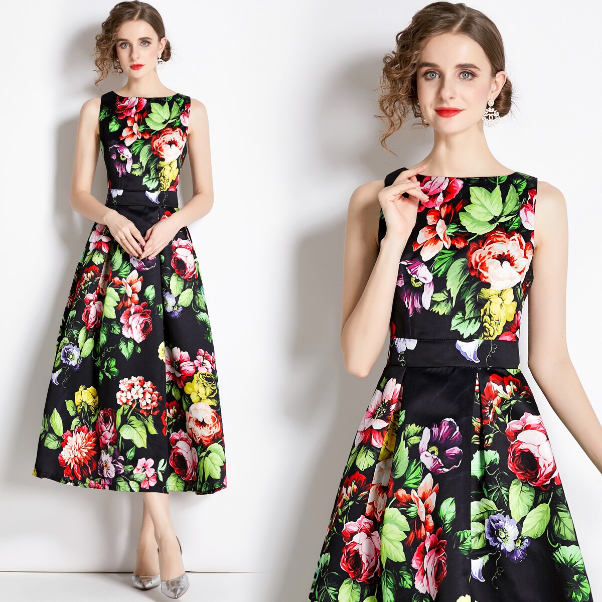 Designer High Quality Leopard Print Dresses
