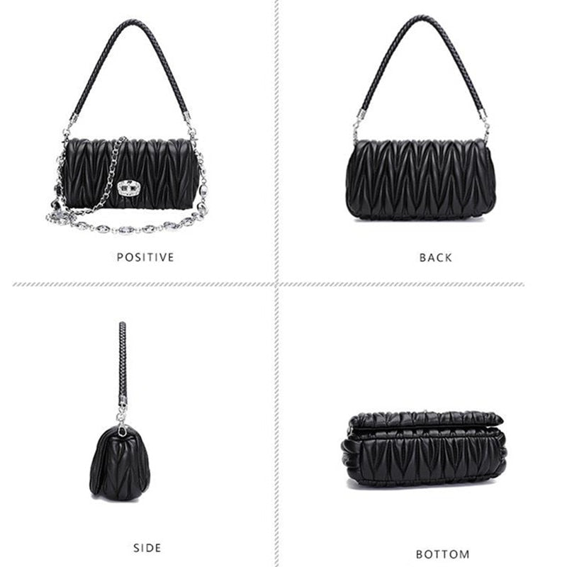 High Quality 2020 Diamonds Chain Sheepskin Mini Bag