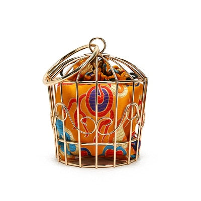 2020 Retro Birdcage Clutch Bag