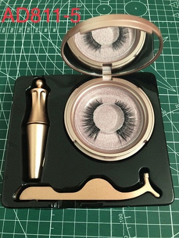 Magnetic Eyelashes, Eyeliner, Tweezer Set