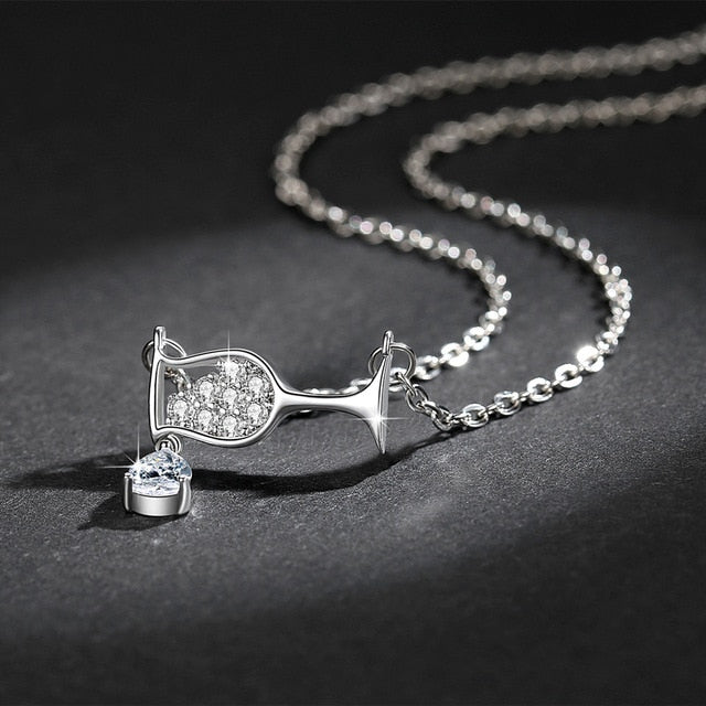 Wine Drop Necklace