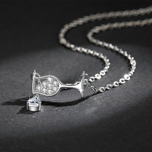 Wine Drop Necklace