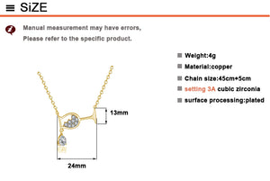 Wine Drop Necklace