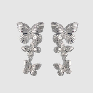 Butterflies Drop Earring